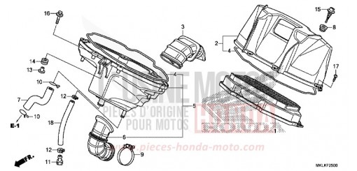 FILTRE A AIR NC750SAK de 2019